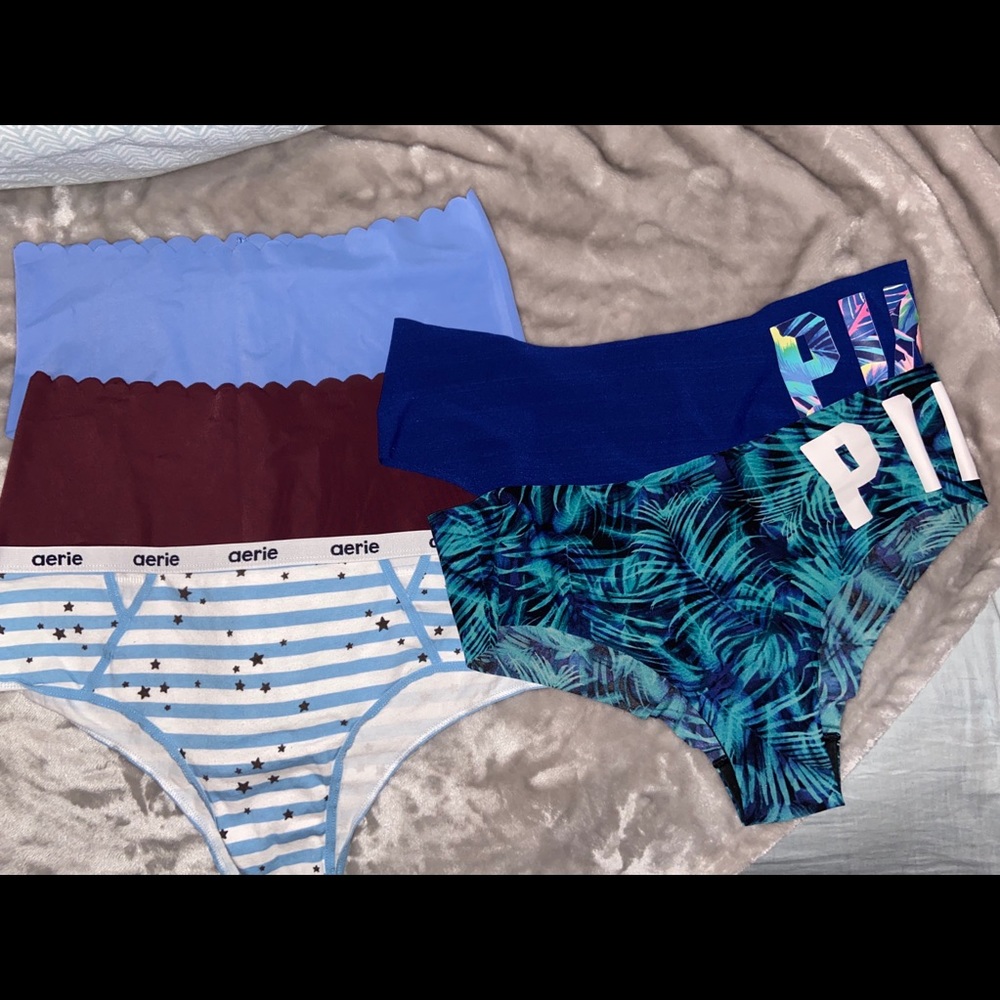 5 Pairs of Brand New Pink & Aries Underwear